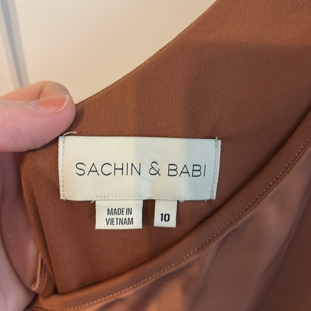 Sachin + Babi (BHLDN) One-Shoulder blush pink Dress - Picture 2 of 7